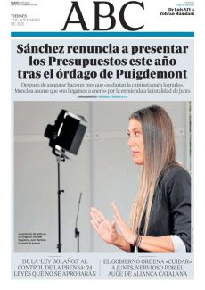 SÁNCHEZ RENUNCIA A PRESENTAR LOS PRESUPUESTOS ESTE AÑO TRAS EL ÓRDAGO DE PUIGDEMONT