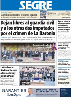 CLAMOR CONTRA LA VIOLENCIA MACHISTA EN LLEIDA
