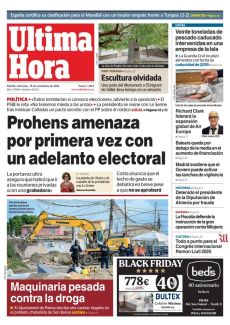 PROHENS AMENAZA POR PRIMERA VEZ CON UN ADELANTO ELECTORAL