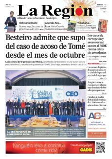 BESTEIRO ADMITE QUE SUPO DEL CASO DE ACOSO DE TOMÉ DESDE EL MES DE OCTUBRE