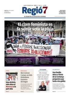 EL CLAM FEMINISTA ES FA SENTIR SOTA LA PLUJA